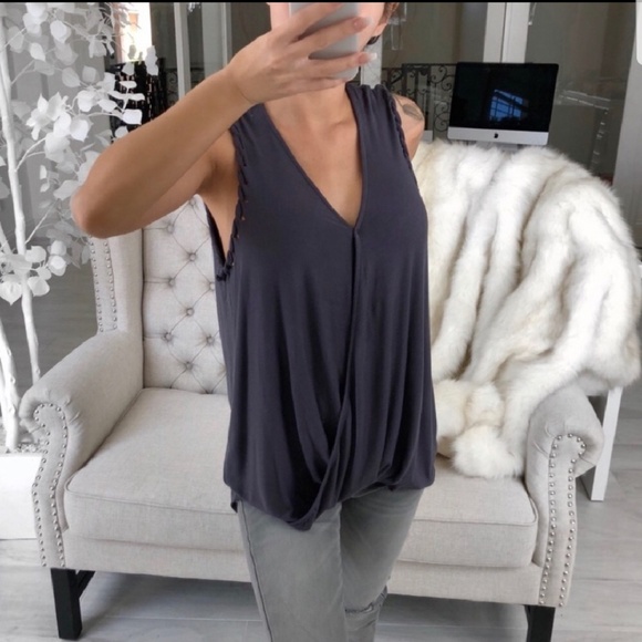 ekattire Tops - Braided Drapey Top